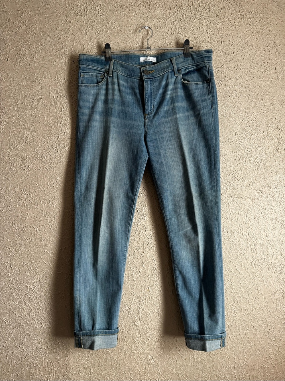 LOFT Women's Light Blue Boyfriend Jeans